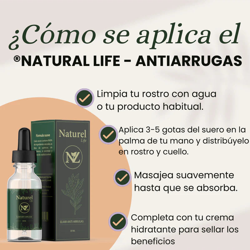 Naturel Life -Serum Facial Antiarrugas